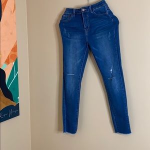 FashionNova Cut Straight Denim **NEW